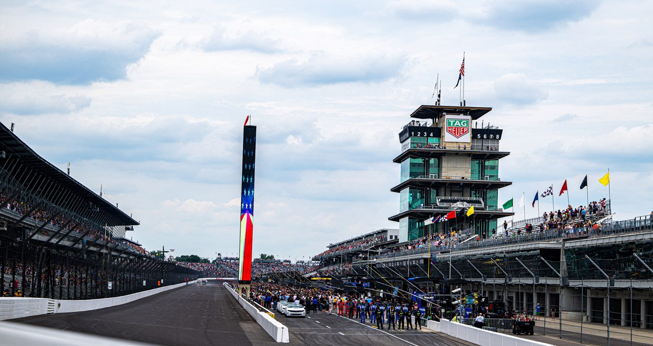 A general view of Indianapolis Motor Speedway.