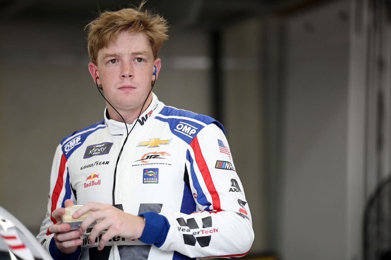 Connor Zilisch looks on at Indianapolis.
