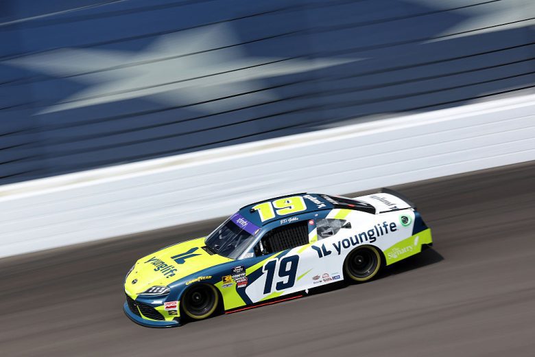 Aric Almirola drives at Indianapolis.