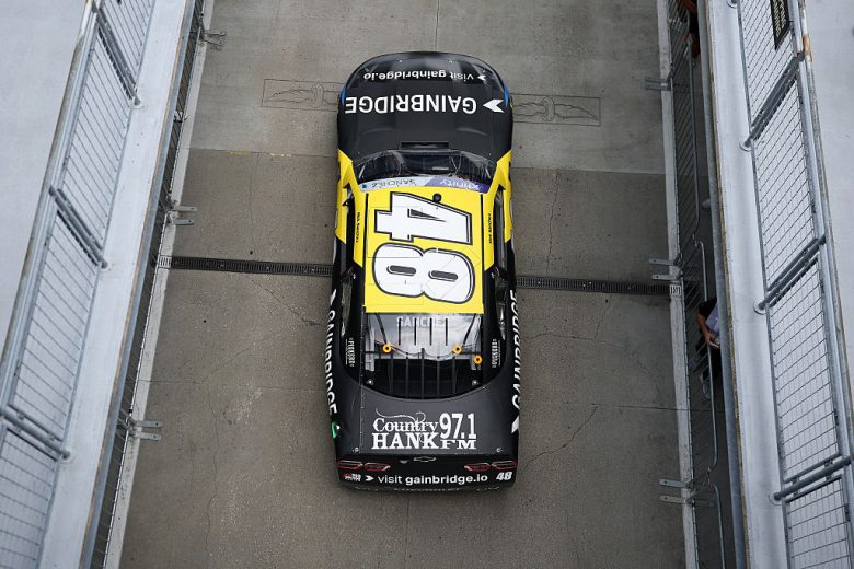 Nick Sanchez drives at Indianapolis.