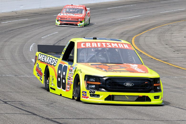 Matt Crafton drives at IRP.