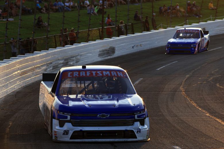 Dawson Sutton drives at IRP.
