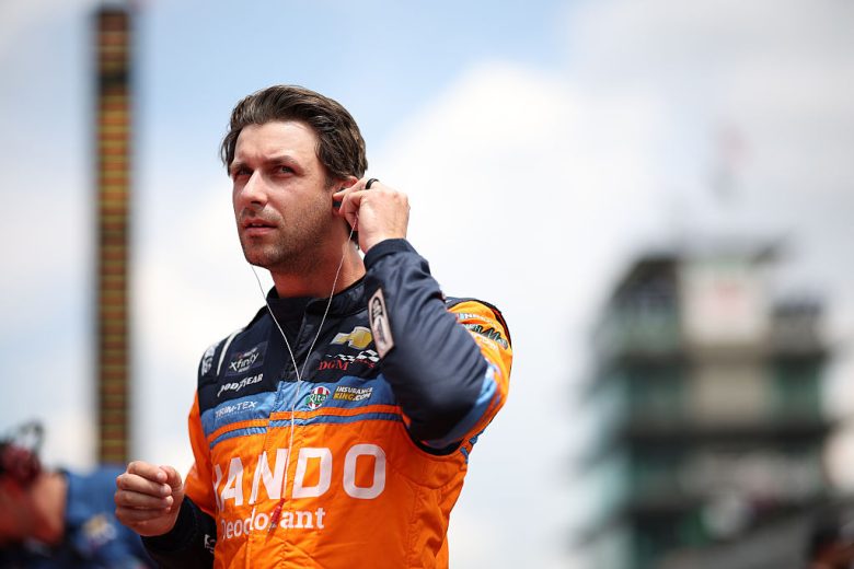 Josh Bilicki looks on at Indianapolis.