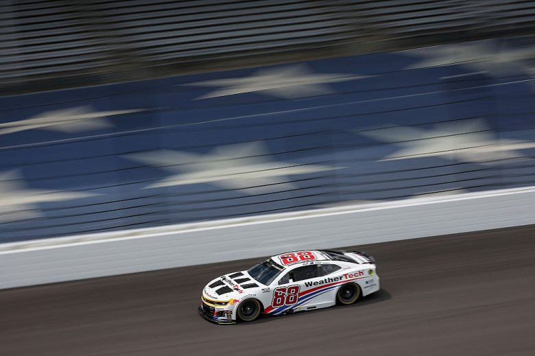 Shane van Gisbergen drives at Indianapolis.