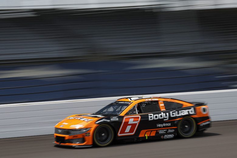 Brad Keselowski drives at Indianapolis.