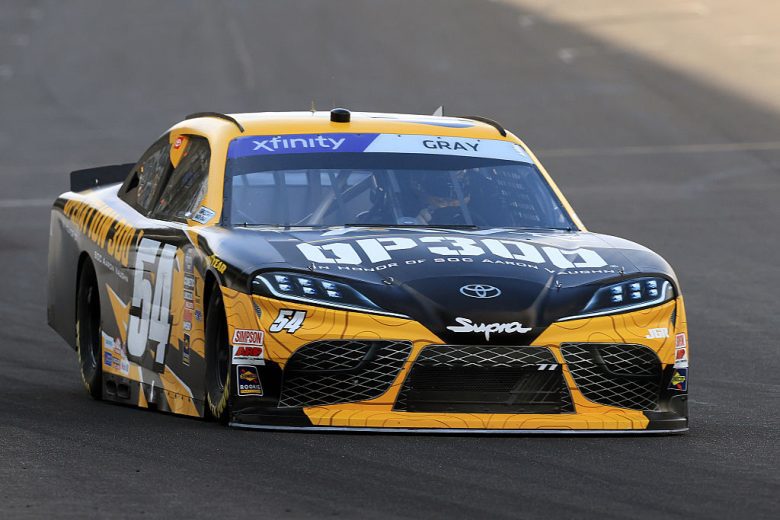 Taylor Gray drives at Indianapolis.