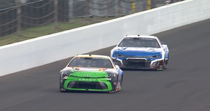 Bubba at the Brickyard: Wallace claims Indy thriller, playoff spot