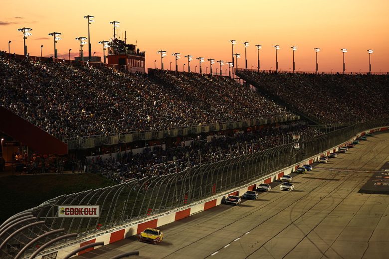 A general view of the grandstands at Darlington Raceway.