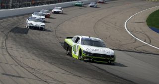 Promo Image for New Mayer in town! Watch No. 41 driver power to Iowa win