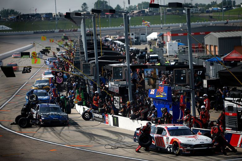 Sheldon Creed pits at Iowa.