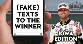 Promo Image for @nascarcasm: Byron's phone blows up with fictitious post-Iowa pings