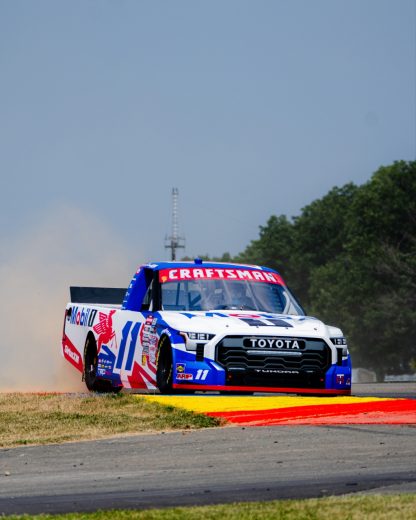 A general view of Corey Heim's No. 11 Toyota at Watkins Glen International.