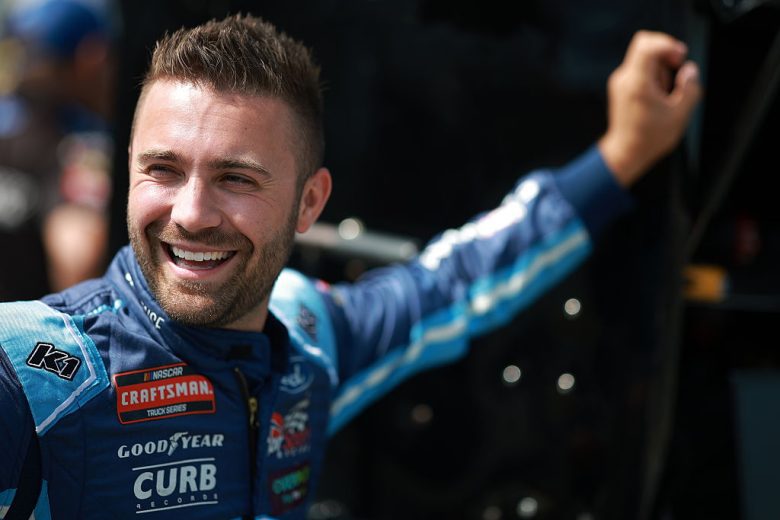 Ty Majeski smiles at Watkins Glen International.
