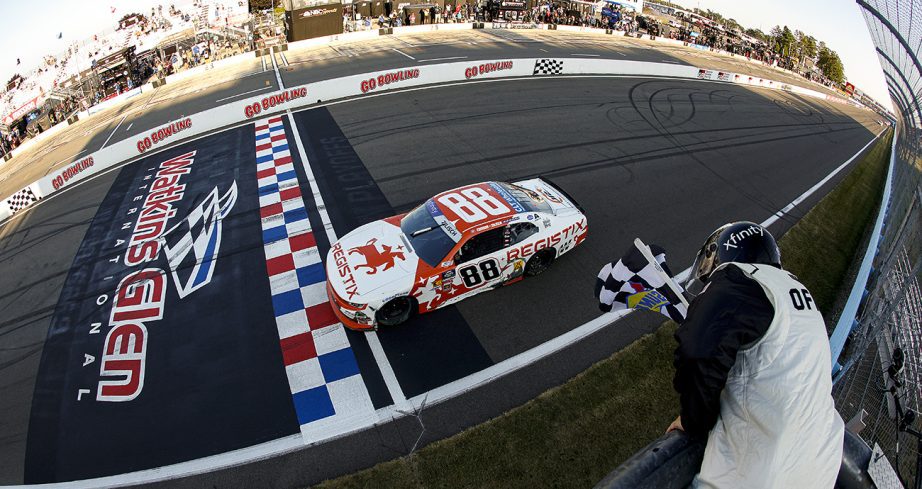 zilisch takes the checkered flag