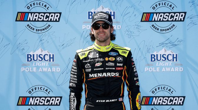 Featured image for Ryan Blaney tops SVG for Busch Light Pole in Watkins Glen qualifying