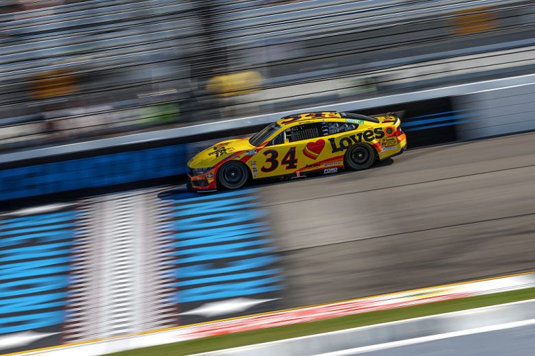 Todd Gilliland drives at Richmond.