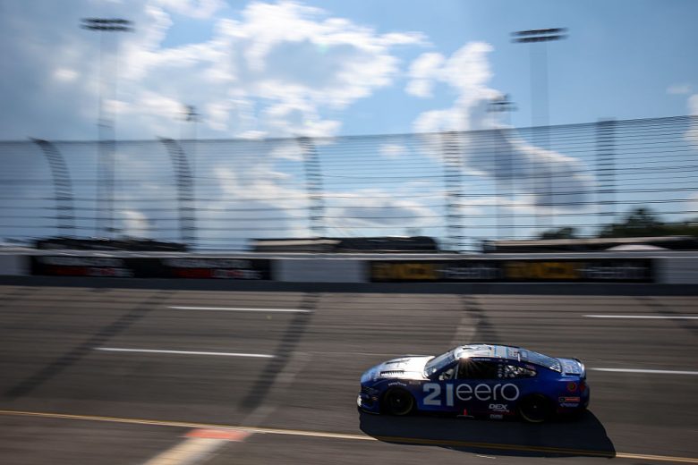 Josh Berry drives at Richmond.