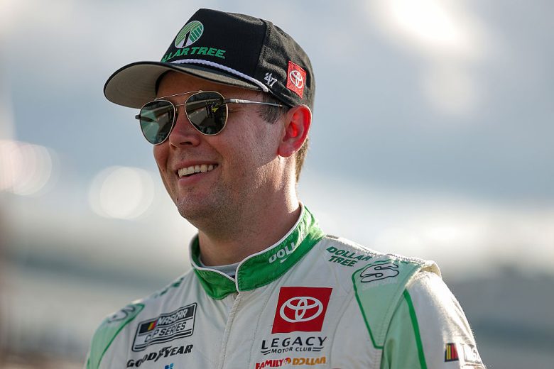 Erik Jones looks on at Richmond.