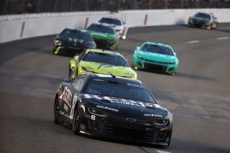 Kyle Busch drives at Richmond.