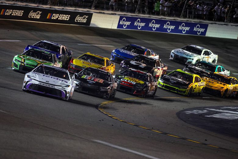 A general view of racing at Richmond.
