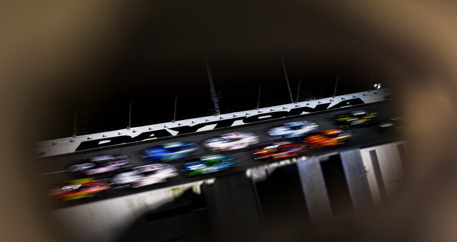 NASCAR Cup Series racing at Daytona.
