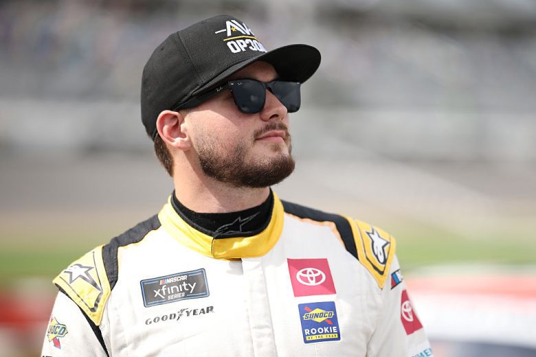 Taylor Gray looks on at Daytona.