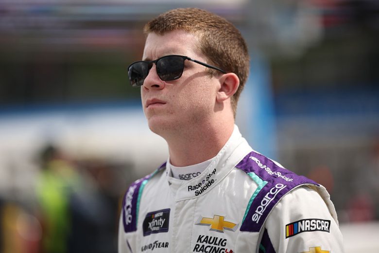 Daniel Dye looks on at Daytona.