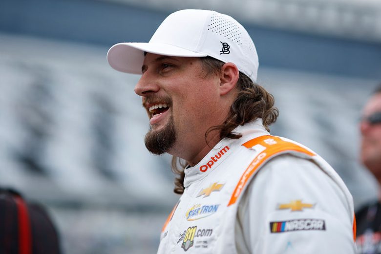 Josh Williams looks on at Daytona.