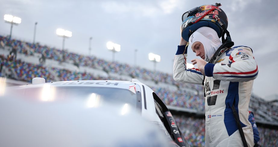connor zilisch before the nascar xfinity series race at daytona