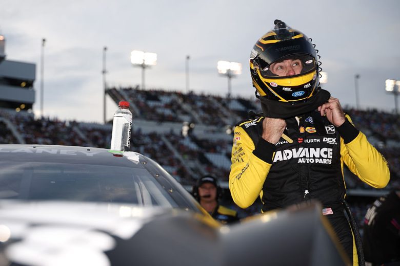 Ryan Blaney gets ready to race at Daytona.