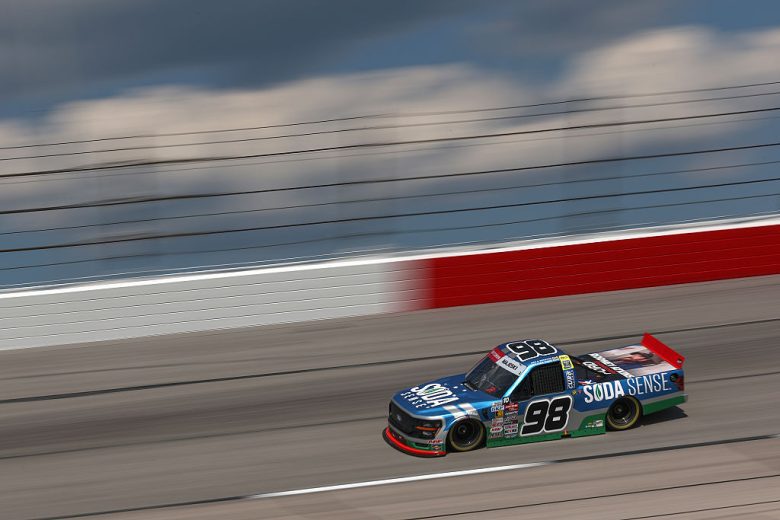 Ty Majeski drives at Darlington.