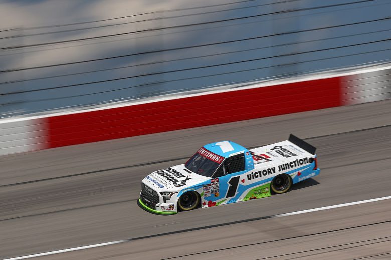 Trevor Bayne drives at Darlington.