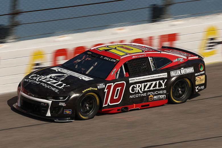Ty Dillon drives at Darlington.