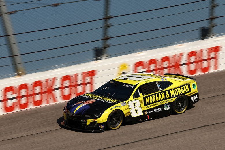 Kyle Busch drives at Darlington.