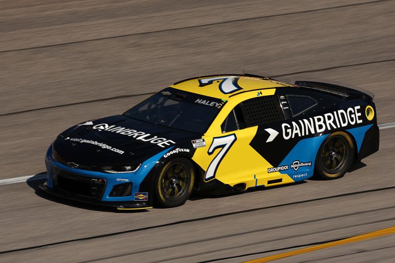 Justin Haley drives at Darlington.