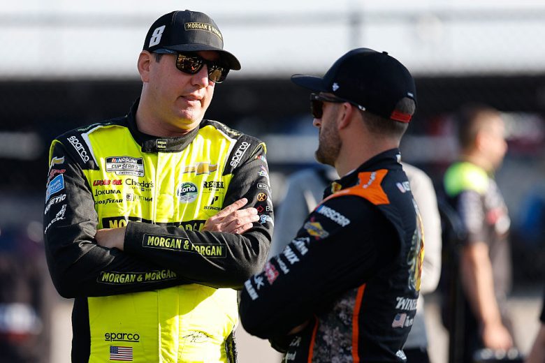Kyle Busch and Austin Dillon talk at Darlington.
