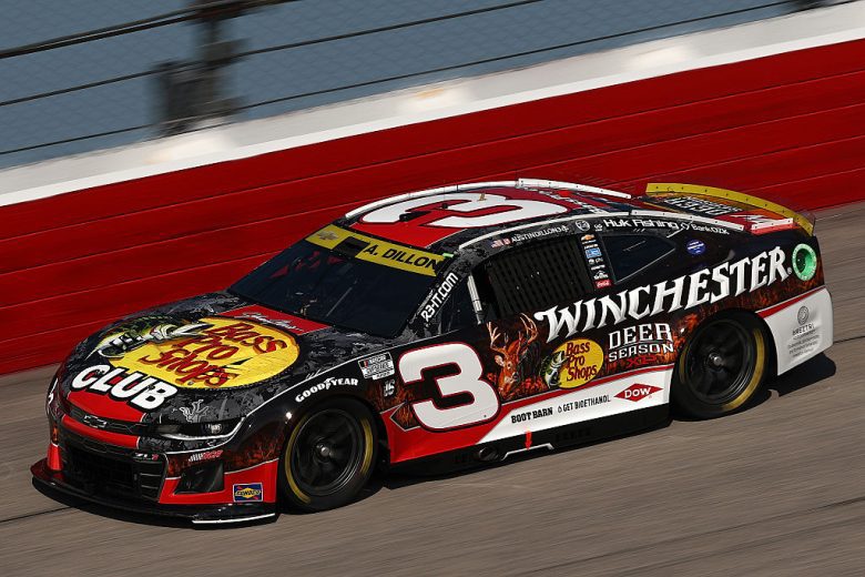 Austin Dillon drives at Darlington.