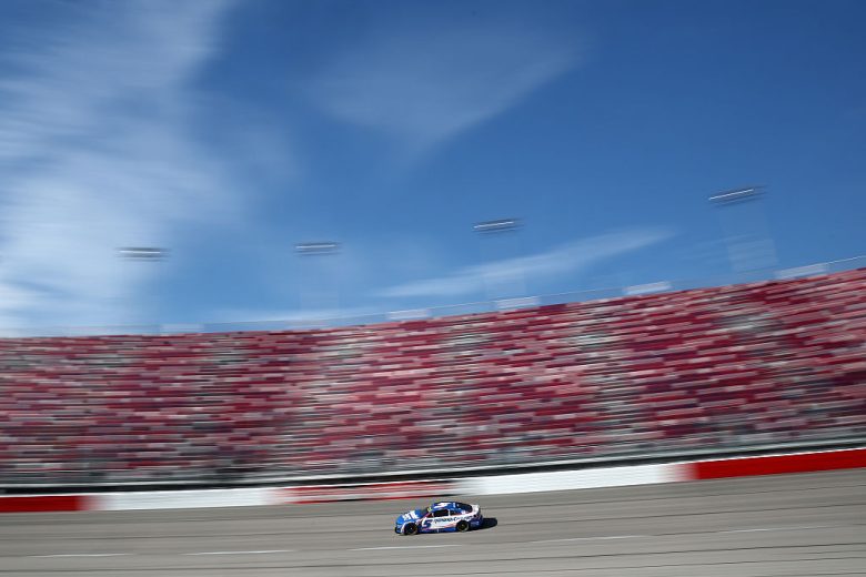 Kyle Larson drives at Darlington.
