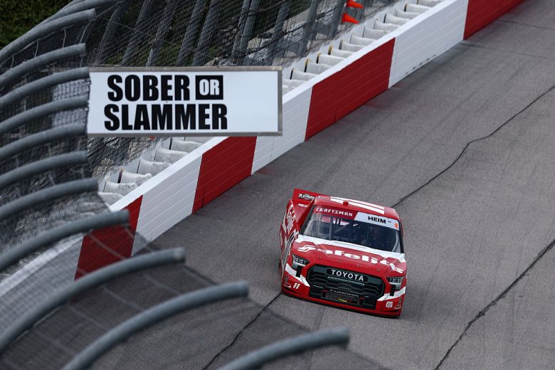 Corey Heim drives at Darlington.