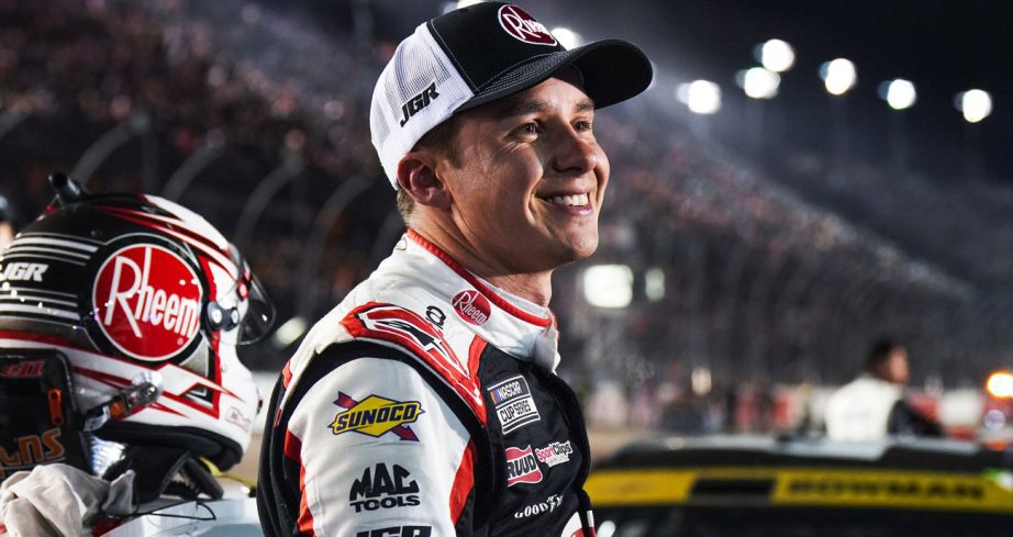 Christopher Bell on pit road after the Southern 500.