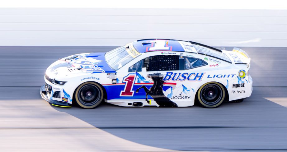 Ross Chastain drives during practice for the Southern 500 at Darlington.