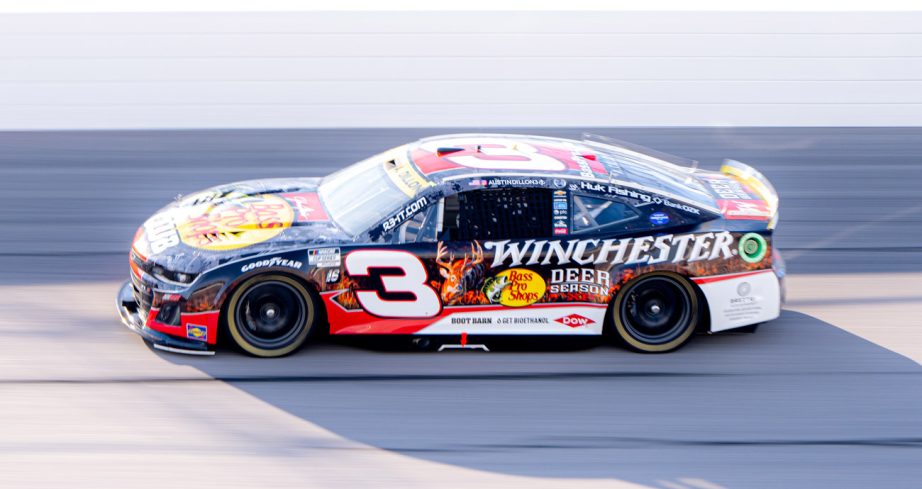 Austin Dillon drives during practice for the Southern 500 at Darlington.