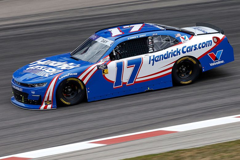 Corey Day drives at Gateway.