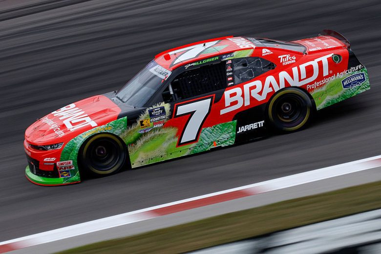 Justin Allgaier drives at Gateway.