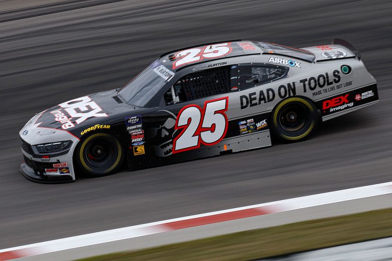 Harrison Burton drives at Gateway.