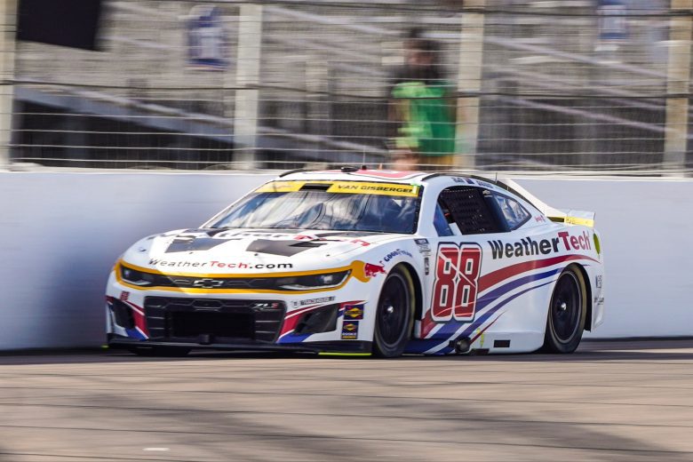 Shane van Gisbergen drives at Gateway.