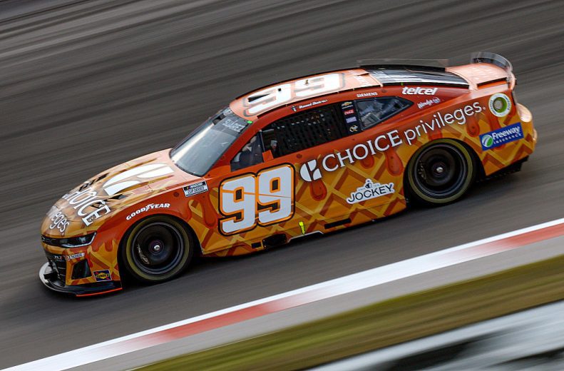 Daniel Suárez drives at Gateway.