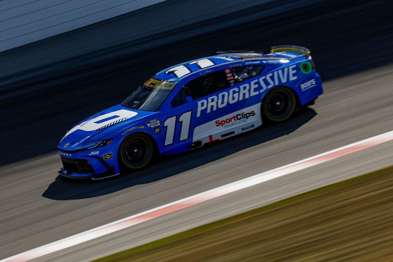 Denny Hamlin drives at Gateway.