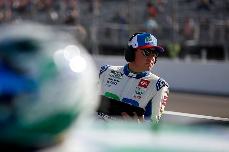 John Hunter Nemechek looks on at Gateway.