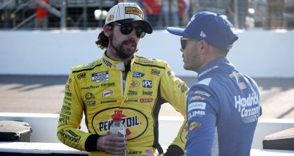 Larson tangles with Blaney at Gateway: ‘He should be upset’